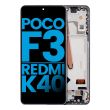LCD Display mit Rahmen für Xiaomi Poco F3/ Redmi K40/ Redmi K40 Pro Nr.2