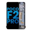 LCD Display mit Rahmen für Xiaomi Poco F2 Pro (Aftermarket Incell) (Cyber Gray)