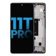 LCD Display mit Rahmen für Xiaomi 11T Pro (Aftermarket Incell) (Meteorite Gray)