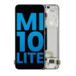 LCD Display mit Rahmen für Xiaomi Mi 10 Lite 5G (Dream White)