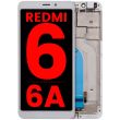 LCD Display Einheit mit Rahmen für Xiaomi Redmi 6/ 6A (Aftermarket Plus) (Weiß)