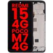 LCD Display mit Rahmen für Xiaomi Redmi 15 4G/ Poco M7 4G (alle Farben)