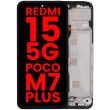 LCD Display mit Rahmen für Xiaomi Redmi 15 5G/ Poco M7 Plus (alle Farben)