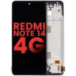 OLED Display mit Rahmen für Xiaomi Redmi Note 14 4G (alle Farben)