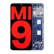 OLED Display Einheit mit Rahmen für Xiaomi Mi 9 (Aftermarket Plus) (Ocean Blue)