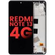 OLED Display mit Rahmen für Xiaomi Redmi Note 13 4G (Midnight Black)