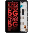 OLED Display mit Rahmen für Xiaomi Redmi Note 11 Pro/ Note 11 Pro 5G/ Xiaomi