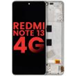 OLED Display mit Rahmen für Xiaomi Redmi Note 13 4G (Mint Green)