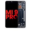 OLED Display mit Rahmen für Xiaomi Mi 9 Pro (Aftermarket Plus) (Titanium Black)