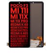 OLED Display ohne Rahmen für Xiaomi Poco F3/ MI 11i/ MI 11X/ MI 11X Pro/ Redmi