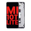 OLED Display mit Rahmen für Xiaomi Mi 10 Lite 5G (Cosmic Gray)