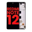 OLED Display mit Rahmen für Xiaomi Redmi Note 12 4G (alle Farben)
