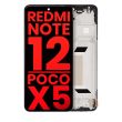 OLED Display mit Rahmen für Xiaomi Redmi Note 12 5G/ Poco X5 (alle Farben)