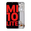 OLED Display mit Rahmen für Xiaomi Mi 10 Lite 5G (Dream White)