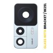 Rückkamera-Linse mit Halterung/ Rahmen Fo Xiaomi 12T (2-teiliges Set) (Blau)