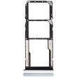 SIM-Kartenschacht Dual für Xiaomi Redmi 11 Prime 5G/ Note 11E 5G (Chrome Silver)